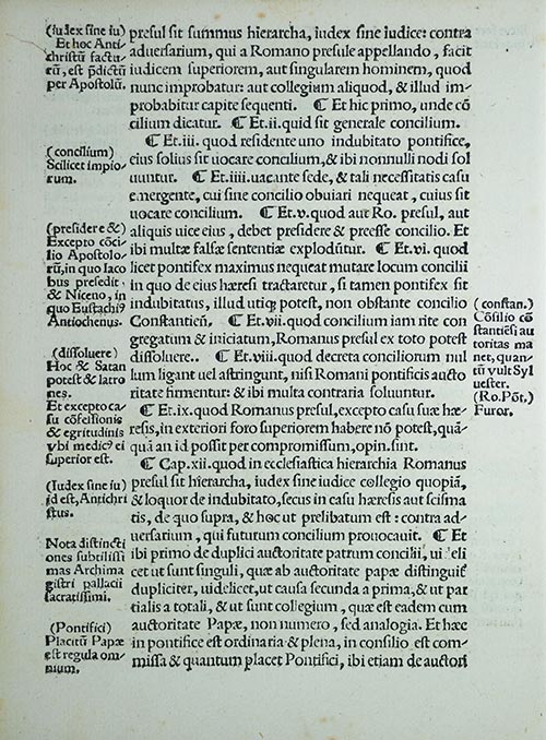 Martin Luther Exhibit 1520 - Epitoma