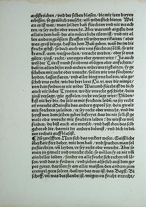 Martin Luther Exhibit 1520 - Sermon On The Ban