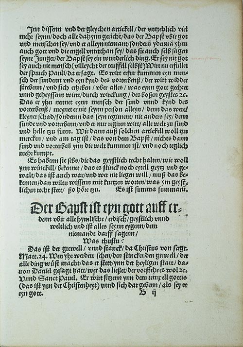 Martin Luther Exhibit 1520 - Luther's 2nd Response