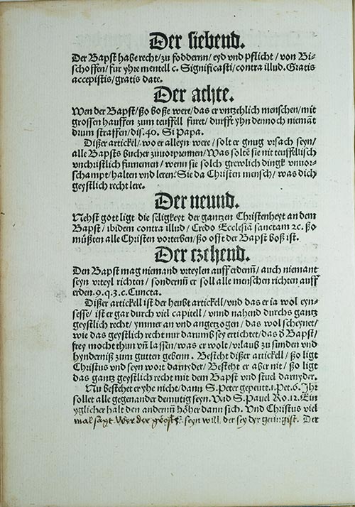 Martin Luther Exhibit 1520 - Luther's 2nd Response