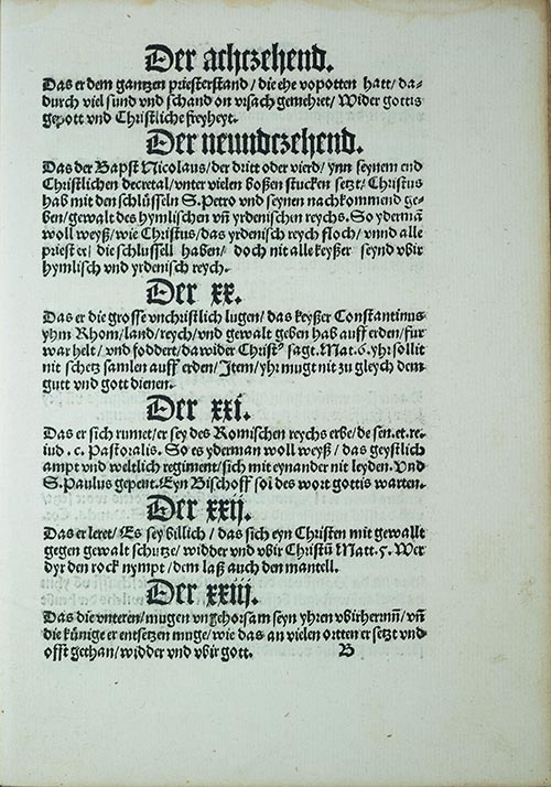 Martin Luther Exhibit 1520 - Luther's 2nd Response